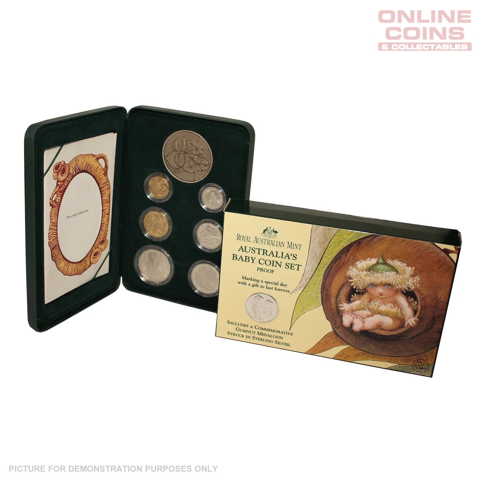 1995 Royal Australian Mint Baby PROOF Coin Set - Gumnut Baby